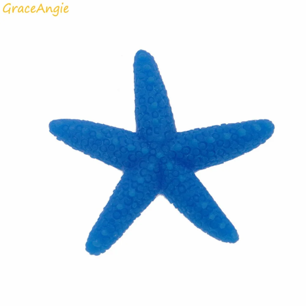 GraceAngie 6 штук упак. 31*29 мм Разноцветные украшения в стиле морской звезды