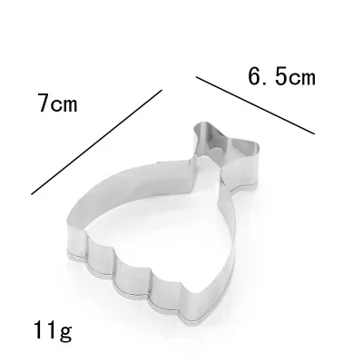 Высококачественные инструменты для украшения тортов из нержавеющей стали в