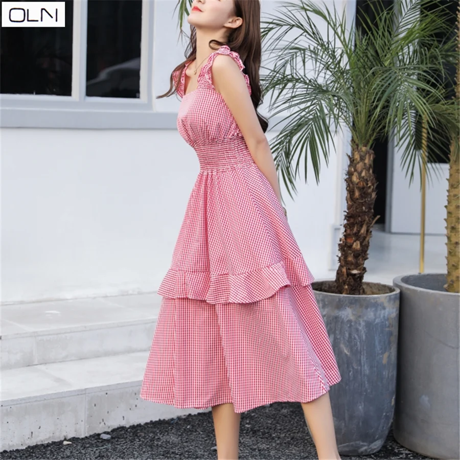 Vestidos/платье летнее платье в Корейском стиле во французском ретро с надписью tea break