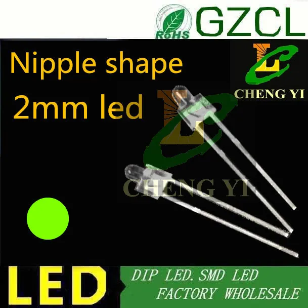 Оранжевый башенный светодиодный индикатор очистки воды 2 мм двухконтактный