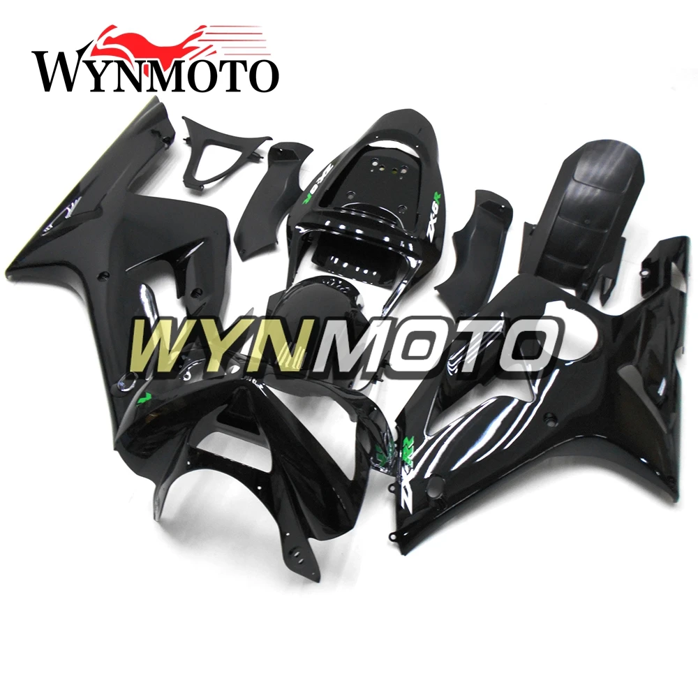 

Полностью черные Обтекатели для Kawasaki ZX-6R 03 04 ZX6R 2003 2004 636, Обтекатели из АБС-пластика для кузова, обтекатели, Новинка