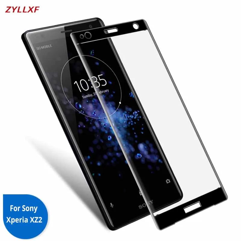 Для Sony Xperia XZ2 5D изогнутая полная крышка Закаленное Стекло 9H Премиум Защитная