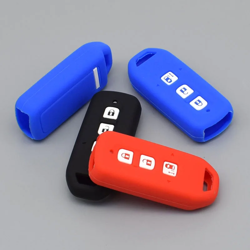 

Силиконовый чехол для ключа мотоцикла, защитный чехол для Honda N Box Nbox, Plust Custom, нет N Wagon, умный пульт дистанционного управления, 3 кнопки