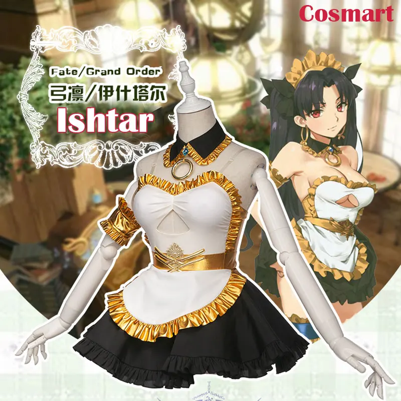 Костюм для косплея FGO Ishtar Fate/Grand Order униформа служанки костюм на Хэллоуин женщин