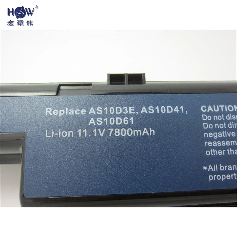 HSW ноутбука Батарея для acer AS10D AS10D31 AS10D3E AS10D41 AS10D51 AS10D61 AS10D71 AS10D73 AS10D75 AS10D5E AS10D7E AS10D81