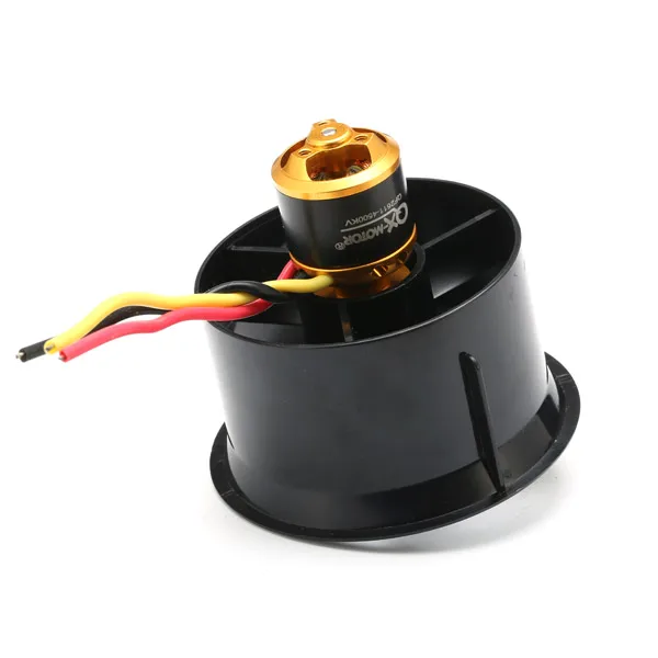 Qx-двигатель 64 мм воздуховод EDF блок с 4500KV бесщеточный двигатель для RC модели с 40A ESC