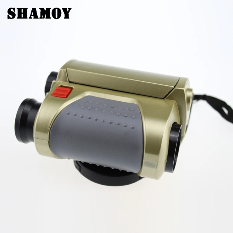 Shamoy 4*30 детские игрушки бинокулярный с лампой Портативный телескопов портативных HD бинокль lb430