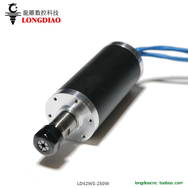 LD42WS 250w Электрический шпиндель/высокая скорость бесщеточный мотор шпинделя/pcb