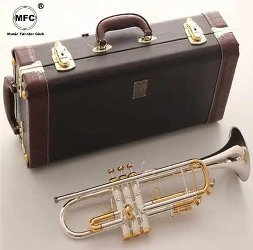 Bach Stradivarius Профессиональный Bb Труба LT180S 72 посеребренные Золотые ключи