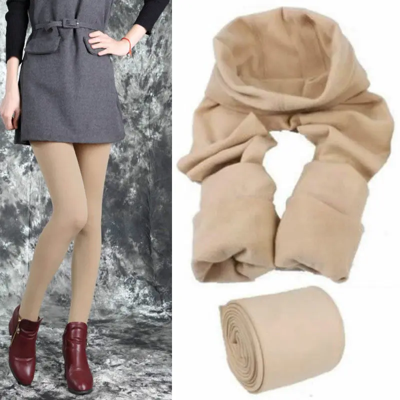 Warm Winter Skinny Slim Brushed Leggings Stretch Pants Thick Footless | Женская одежда