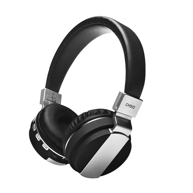 Black Модные беспроводные Bluetooth наушники CHS02 игровая Музыкальная гарнитура совместима с различными устройствами для Iphone Xiaomi - Цвет: Black