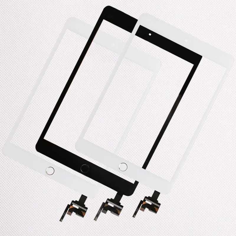 10 шт./лот хорошее качество для iPad mini 1/2 3 сенсорная панель в сборе с кнопкой домой +