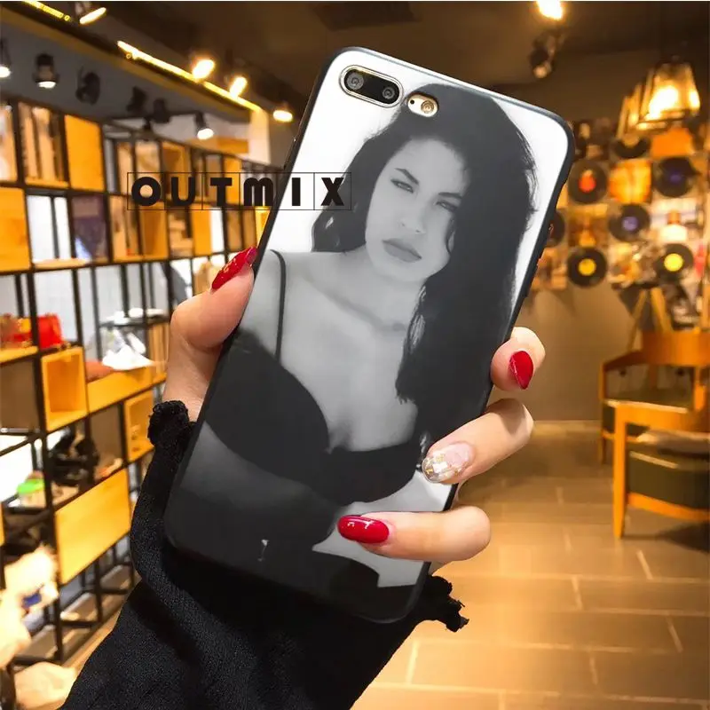 Мягкий силиконовый чехол OUTMIX selena quintanilla для iPhone XS 5 5S 6 7 8 XSmax XR X plus - купить по