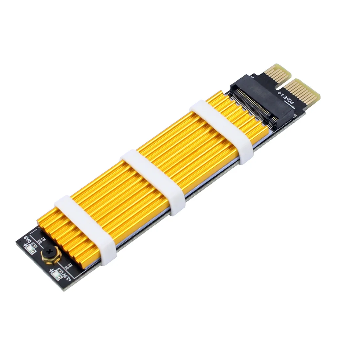 PCI-E PCI Express 3,0X1 M.2 M ключ Интерфейс NVMe SSD PCIE M.2 переходная карта адаптер радиатора SSD 2230 2242 2260 2280 полный Скорость