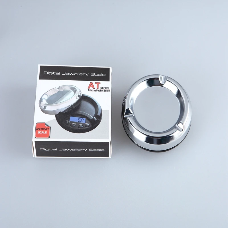 Электронные цифровые весы для ювелирных изделий карманные с пепельницей цвет