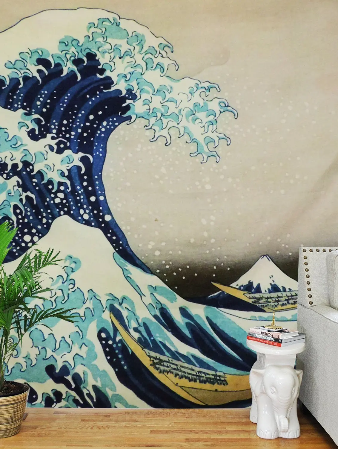 Япония Hokusai's The Great Wave пляжный коврик скатерть занавеска для кемпинга