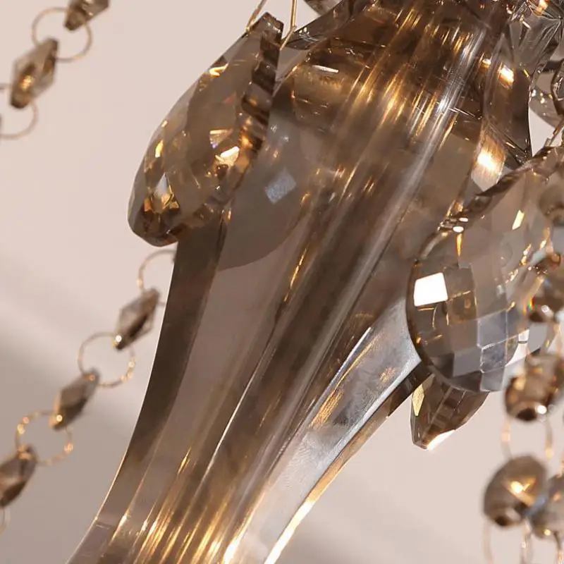 Потолочная люстра дымчато серого цвета современный потолочный светильник для