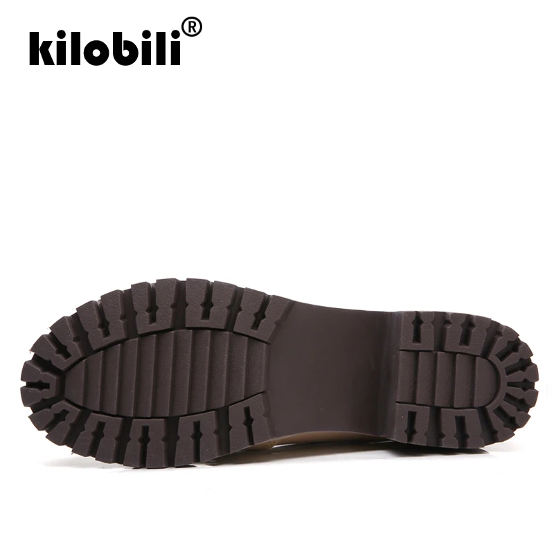 Kilobili/2019 г. весенние женские туфли-оксфорды модельные туфли-лодочки из