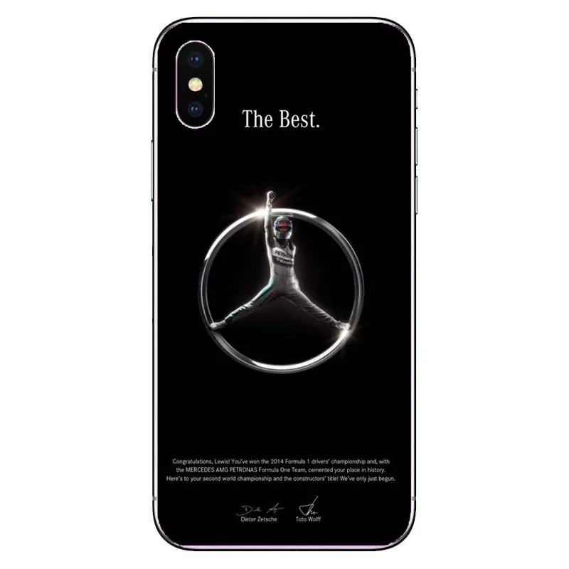 TPU Популярный чехол для iPhone11Pro Max XS XR XS MAX 6S 7 8 Plus 6Plus 7plus 8plus Fundas Coque Lewis Hamilton F1 гоночный автомобиль звезда мужской чехол - Цвет: TPU