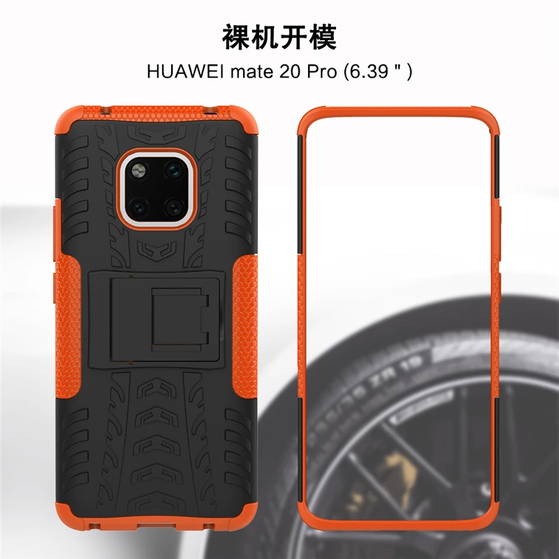 For Huawei Mate 20 Pro Case Heavy Duty Hard Rubber Silicone Phone Cover for Coque Fundas | Мобильные телефоны и