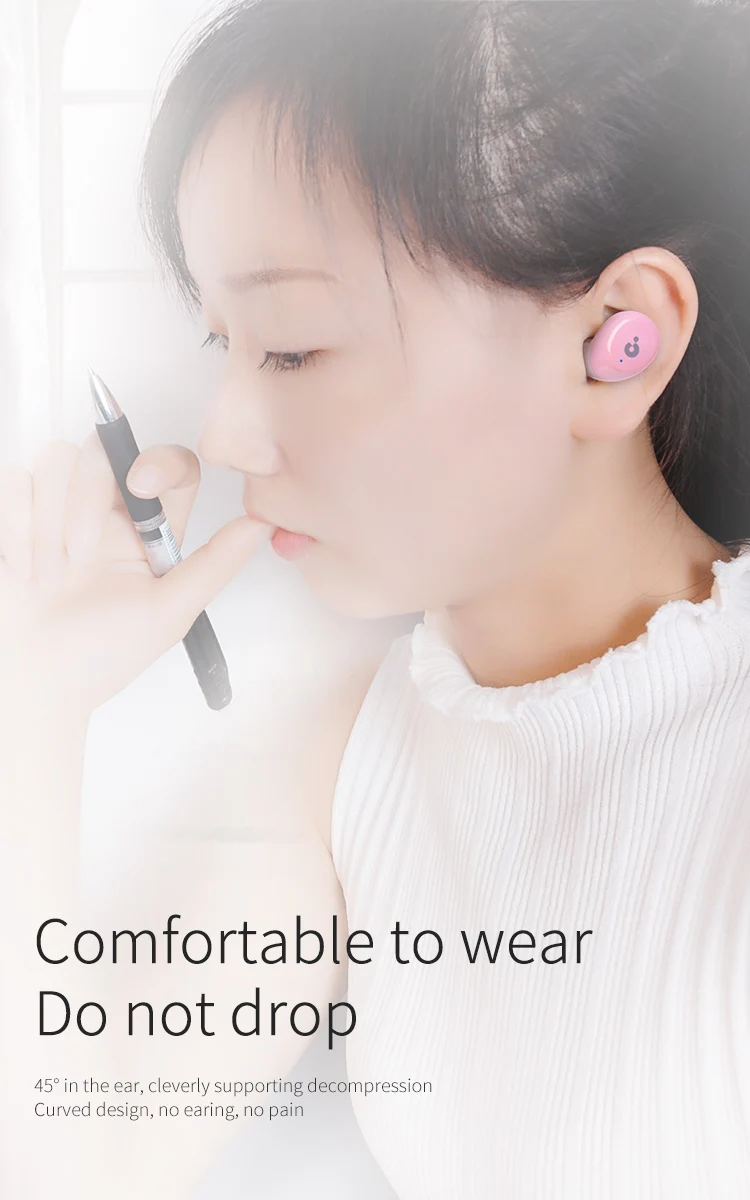 A8 TWS Bluetooth 5,0 наушники настоящие беспроводные 3D стерео наушники Bluetooth гарнитура портативная для девушек женщин леди подарок