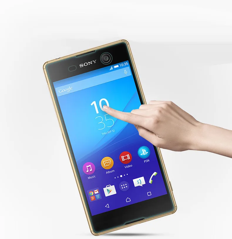 2 шт для стекла Sony Xperia M5 Защитная пленка экрана из закаленного стеклянная