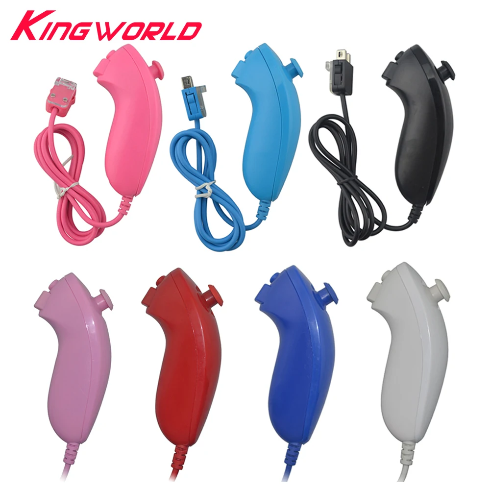 

10 pcs High quality Nunchuck Controller Wired Controller for W-i-i gamepad