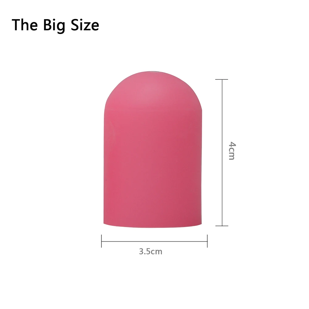 4 шт. розовые гелевые пузырьки для удаления пятен ног защита пальцев маленьких