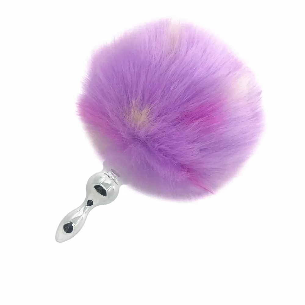 Анальная пробка из нержавеющей стали металлический женский анальный хвост