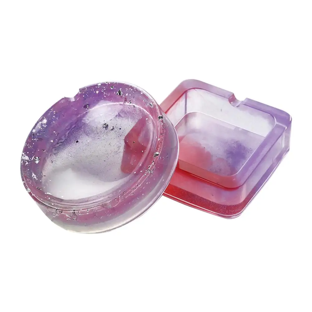 DIY пепельница гибкие силиконовые формы эпоксидной Создание украшений из каучука