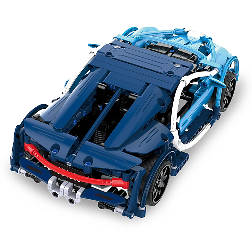 Legoing 419 шт. Building Block дистанционное управление RC Bugatti Дракон модель гоночной машины