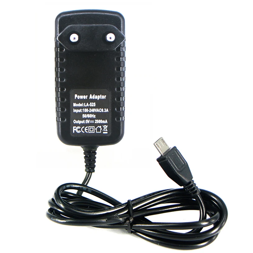 Адаптер питания Micro USB 5 в 2 А 50 шт. зарядное устройство с вилкой европейского