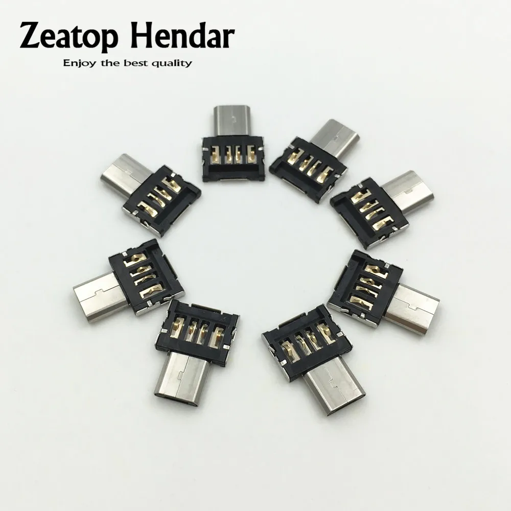 100 шт. микро USB штекер OTG адаптер флэш накопитель кабель Разъем для Android смартфона