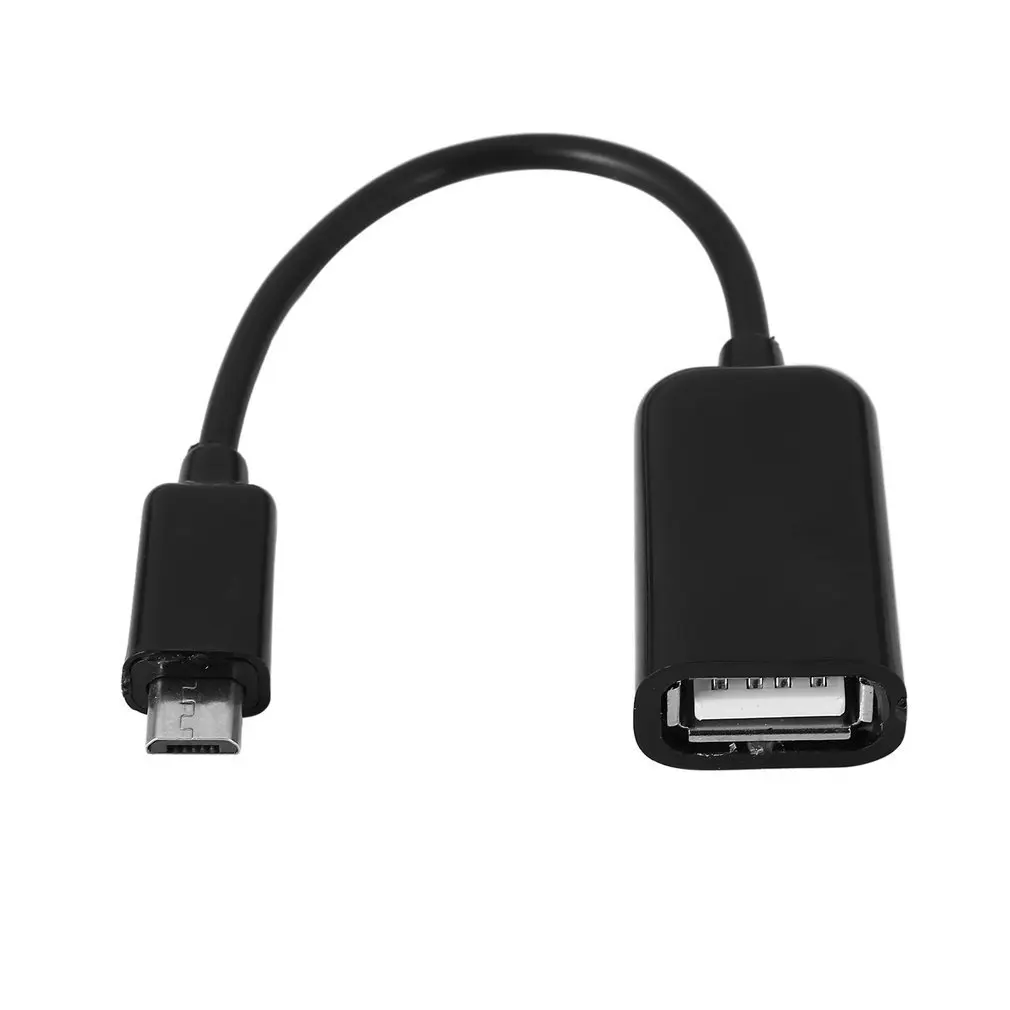 Микро USB мужчин и женщин USB хост кабель OTG мини USB кабель для планшетных ПК мобильного телефона MP4 MP5 черный