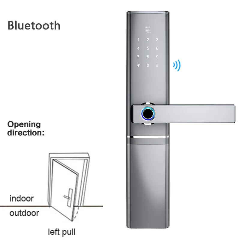 bluetooth Приложение Bluetooth Wifi шлюз дверной замок отпечаток пальца умный замок Пароль IC карты замки противоугонные внутренние электронные замки D8 - Цвет: bluetooth