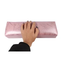 1 pc pink pu leather hand rest for nail art accessories tool nails cushion nail pillow salon hand holder arm rest manicure