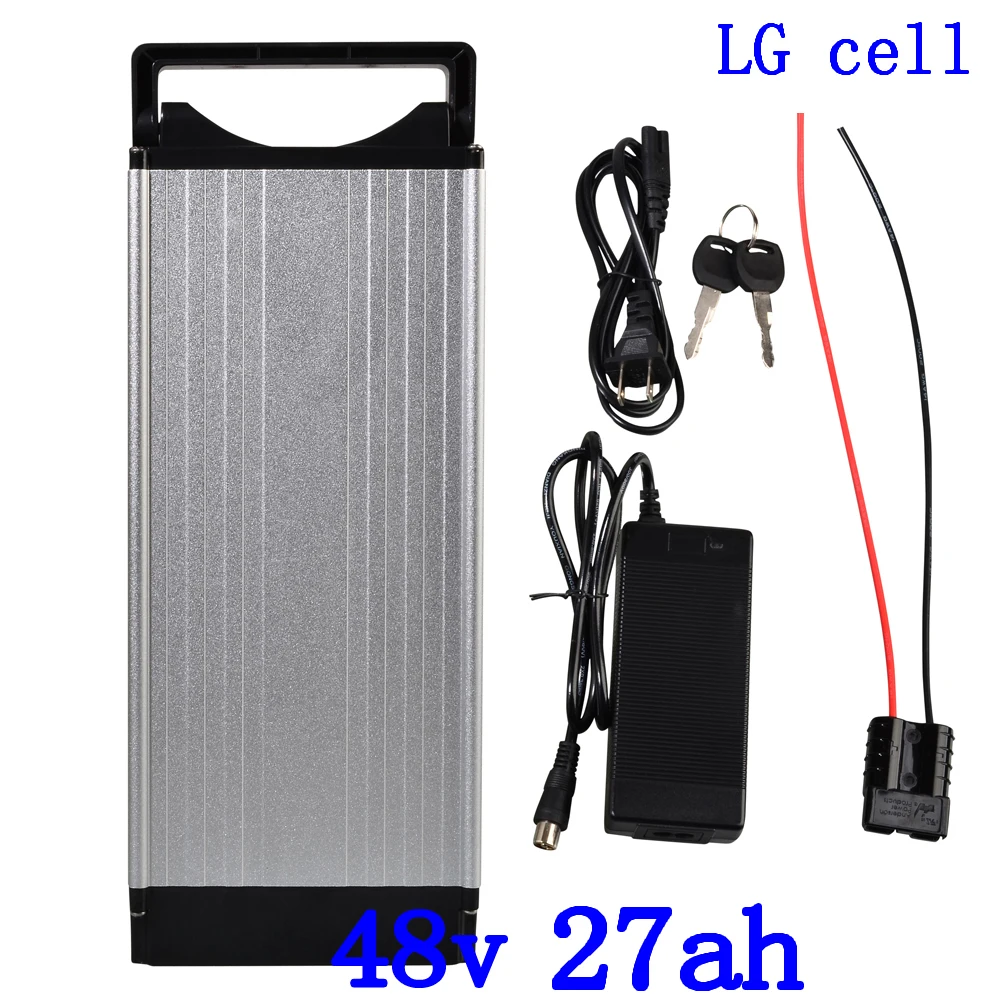 48V 27AH Электрический велосипед Батарея 30Ah 27Ah 24Ah 20Ah литий LG сотовый телефон для 1000W