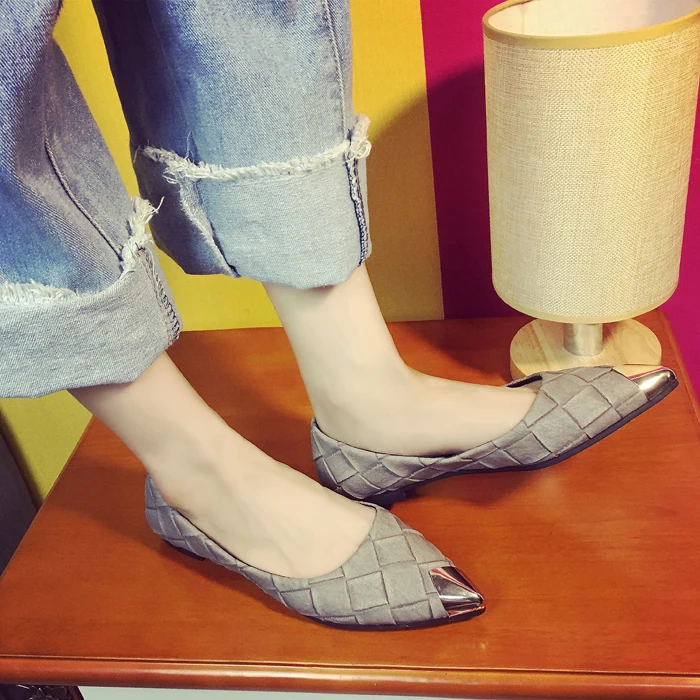 2016 весной и Осенью Новый Южный Корейской версии плоским указал обувь Asakuchi Дуг hollow