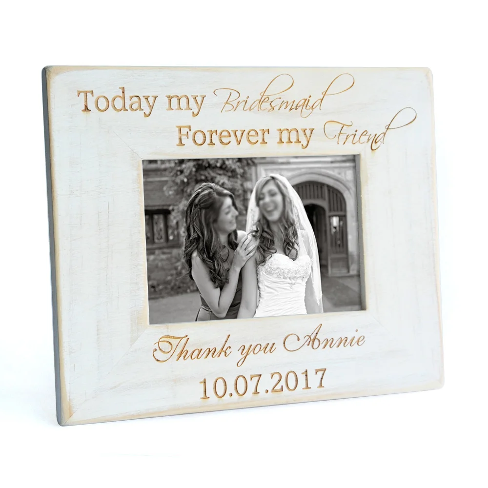 

Персональные подружки невесты фоторамка Подружки Невесты Подарочный Свадебный мешочек Заказные фоторамки подарок на девичник