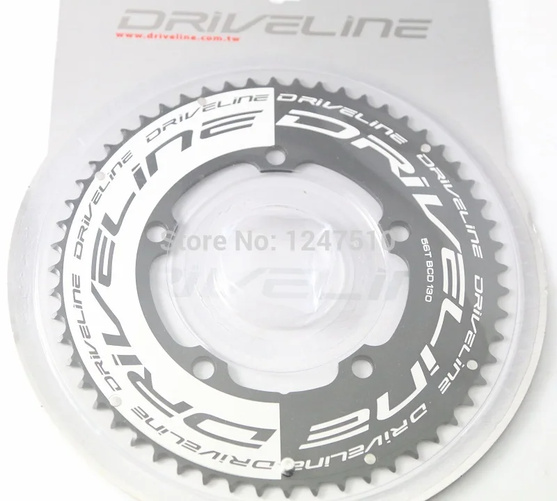 

DRIVELINE chainring 130 BCD Time Trial road bike TT aero style 53/55/56/58T gear wheel bicycle