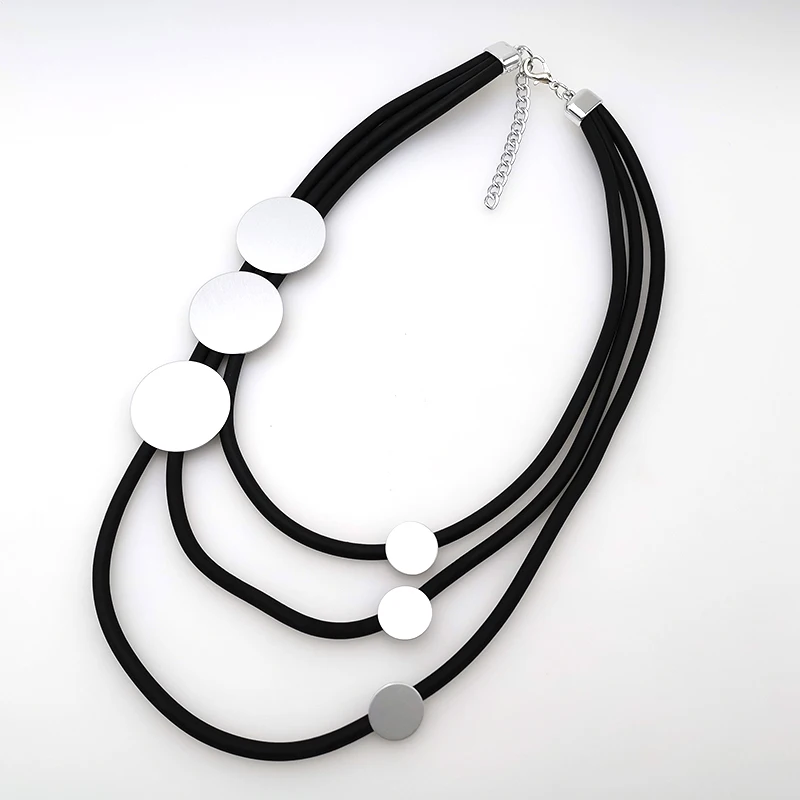 YD&ampYDBZ 2019 New Fashion Neck Collar Women's Short Round Pendant Necklace Leather Wholesale Twenty One Pilots Suspension Chokers |