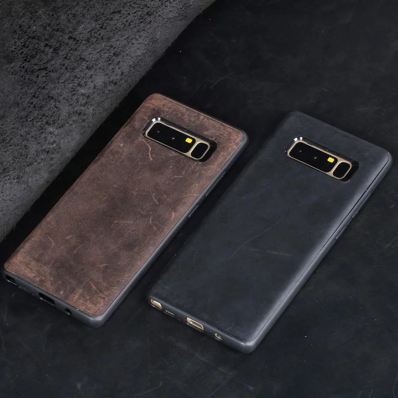 LANGSIDI Genuine Leather Phone case For Samsung Galaxy s10 Case Crazy Horse leather Back cover samsung plus covers | Мобильные