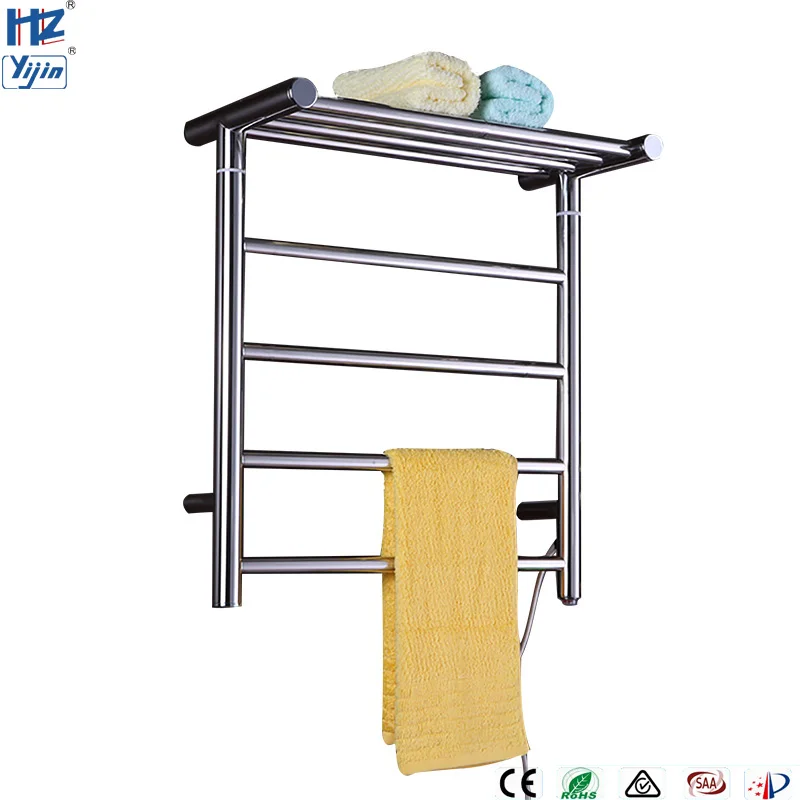 

TW-RD15 Stainless Steel Electronic Towel Dryer Rail Wall Mount Towel Warmer Rack Bathroom Holder Shelf