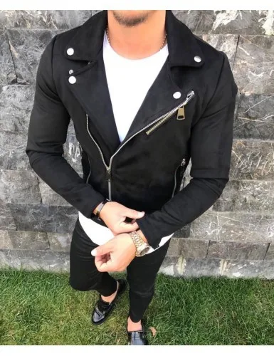 

Men's jacket lapel brief paragraph trend of recreational men's clothing