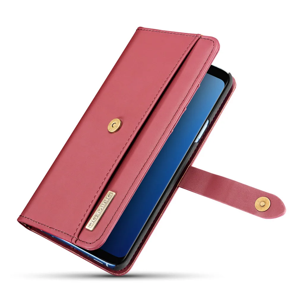 Чехол-книжка для samsung Galaxy Note9 Coque note8 съемный чехол-кошелек из искусственной кожи s9