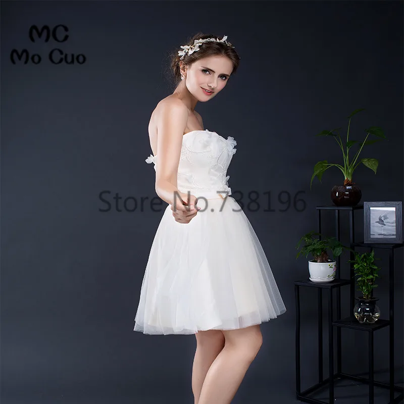 Бальное платье 2017 милое для выпускного вечера с цветочной вышивкой коктейльное