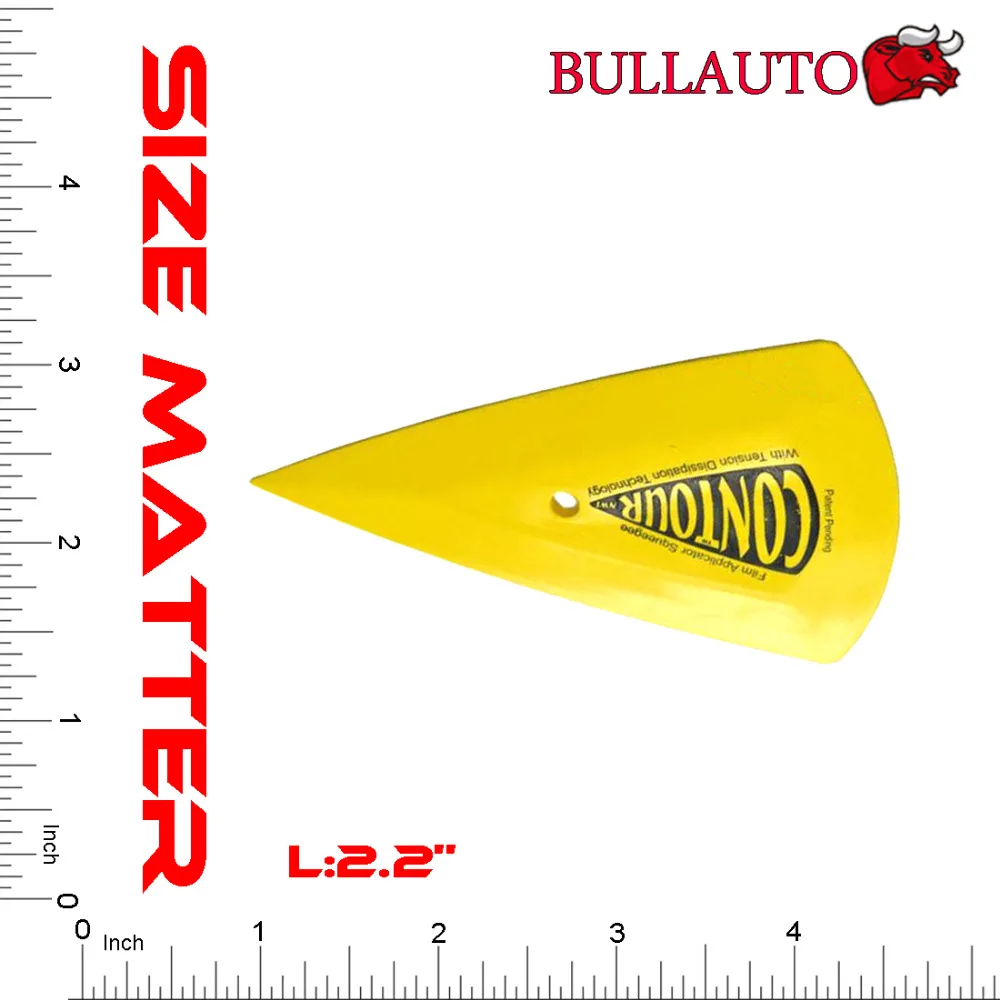 

2PC Sharp Head Squeegee Vinyl Install Tools Industry Tool 15.8x8.8CM