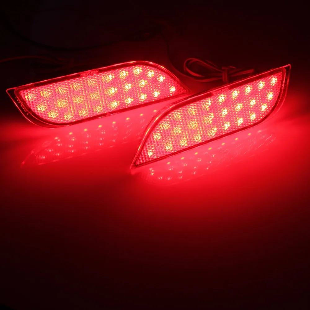 ANGRONG 2x26 SMD красный светодиодный бампер отражатель задний стоп сигнал светильник