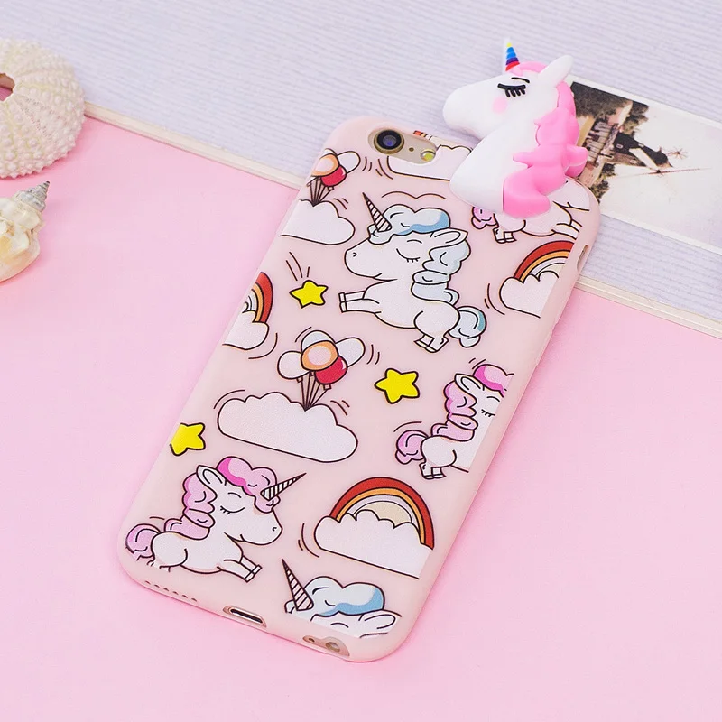 I5/6S Kawaii 3D мультяшная панда мягкий TPU чехол для телефона iPhone 6 6S plus 7 8 Plus 5s SE X Coque