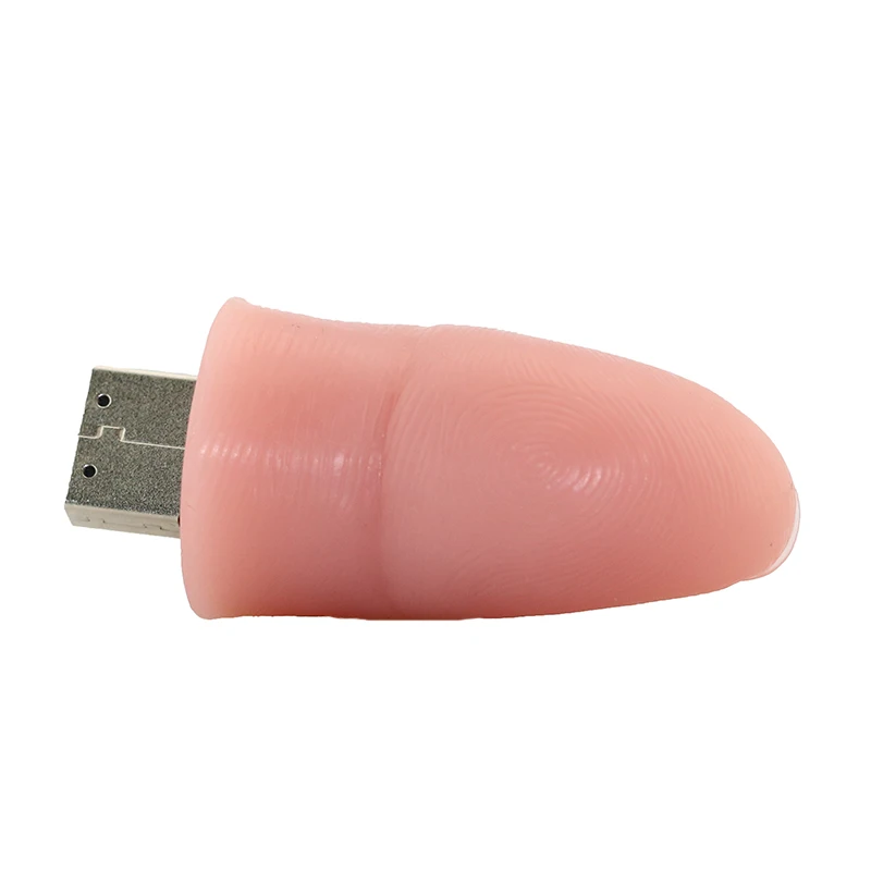 Силиконовый флэш-накопитель на палец 4 ГБ 8 16 32 64 USB флэш-накопители диск карта